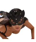 Antifaz Premium de Gatúbela de Cuero - Imagen 2