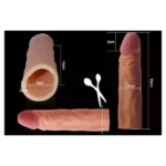 Funda Extensor peneano Love Toy 5 cm super realista - Imagen 2
