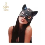 Antifaz Premium de Gatúbela de Cuero