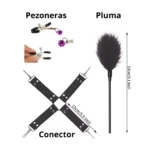 Kit Sado 3 Colores Combo Completo Dominación Fetiche Bdsm - Imagen 2