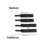 Kit Sado 3 Colores Combo Completo Dominación Fetiche Bdsm - Imagen 3